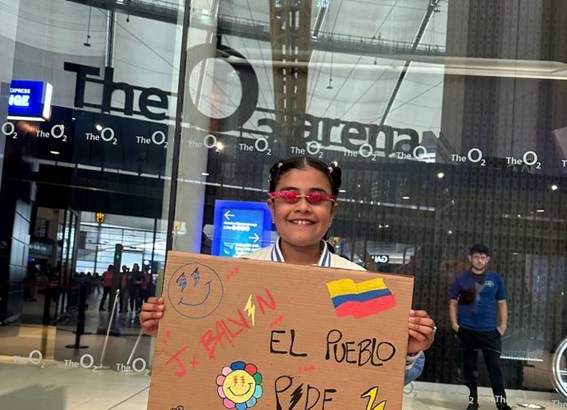 JBalvin así fue el cierre de “Que bueno volver a verte” en Londres.