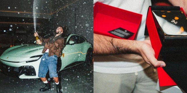 Un nuevo capítulo en el garage de Maluma: el Ferrari Purosangue verde menta que paraliza Medellín